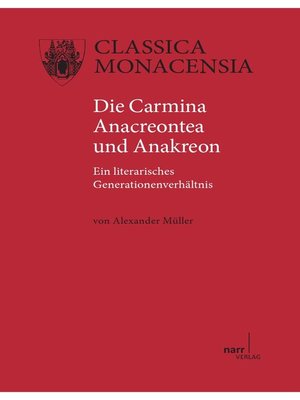 cover image of Die Carmina Anacreontea und Anakreon